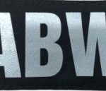 Odblaskowy emblemat ABW