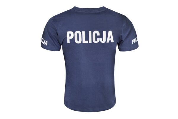 Koszulka granatowa dla policji tył