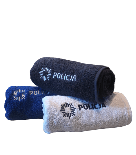 Ręcznik frotte Policja