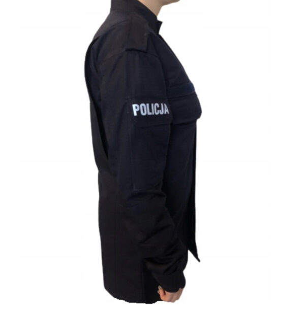 Bluza policyjna do munduru ćwiczebnego, bok